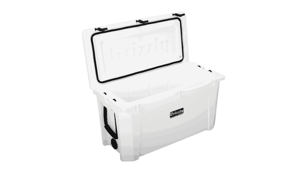 Grizzly 100 Hard Sided Cooler - White