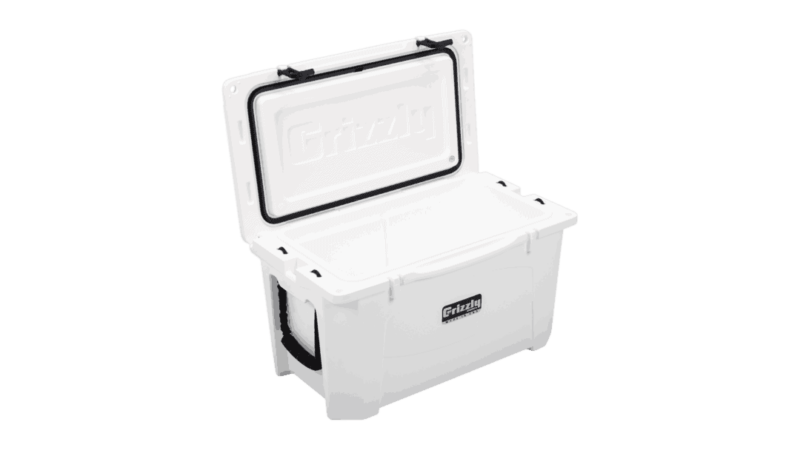 Grizzly 60 Hard Sided Cooler - White