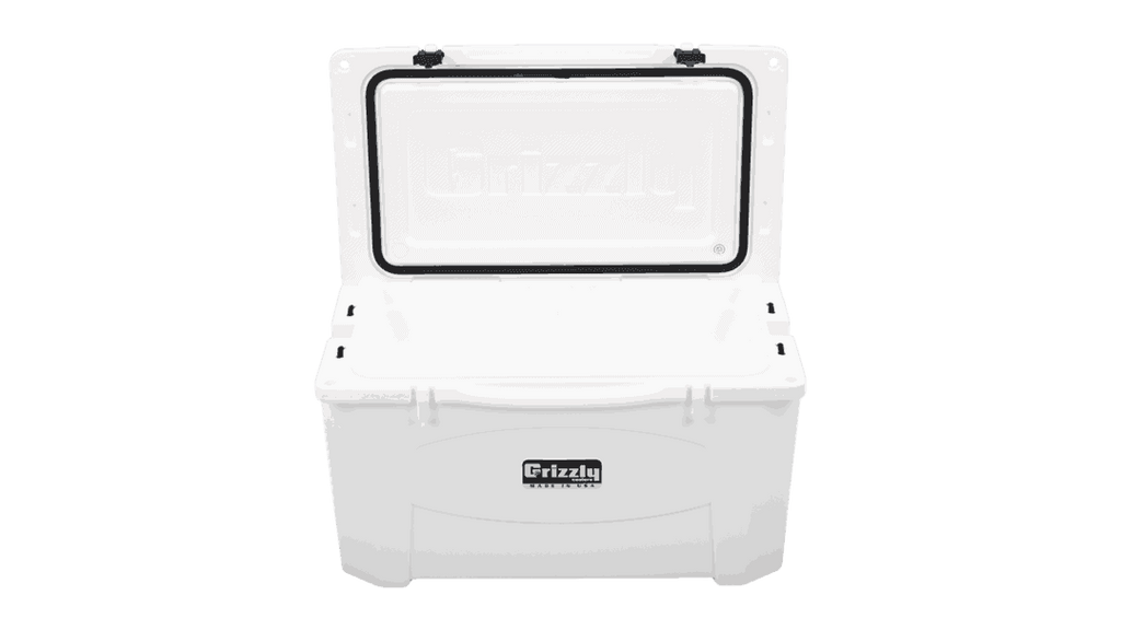 Grizzly 60 Hard Sided Cooler - White