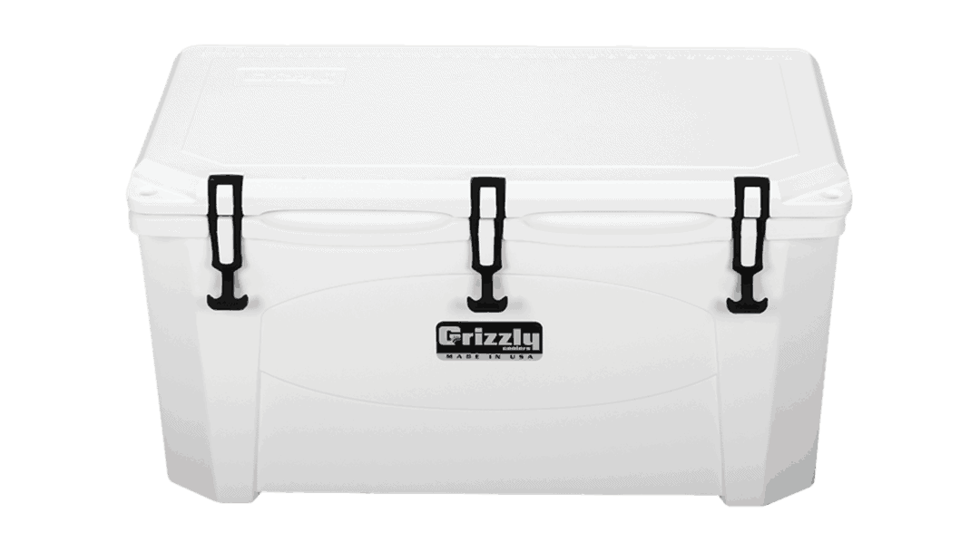 Grizzly 75 Hard Sided Cooler - White