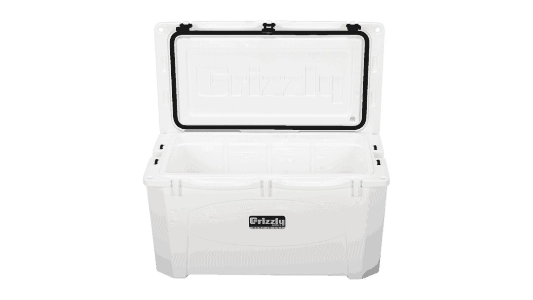 Grizzly 75 Hard Sided Cooler - White