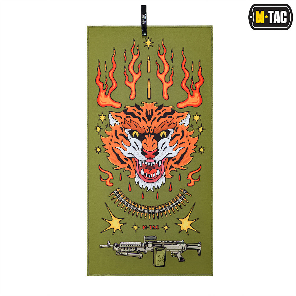M-Tac Microfiber Towel Tiger