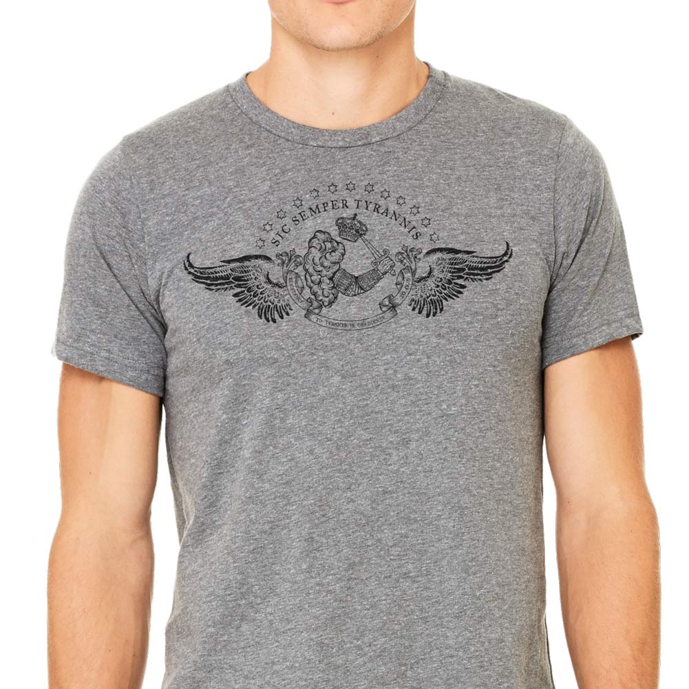 Resistance to Tyrants Gostelowe Battle Flag Men's Tee