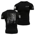 Grunt Style 1776 Flag T-Shirt: Classic Patriot Graphic, Everyday Comfort