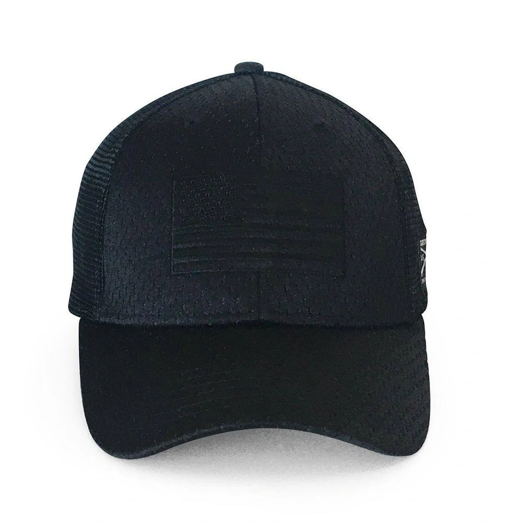 Grunt Style | Blackout Flag Stretch Fit Hat - Black