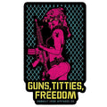 Guns, Titties & Freedom Decal