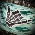 Hang Ten - 3'x5' - Wall Banner - Mint Tiger Strip