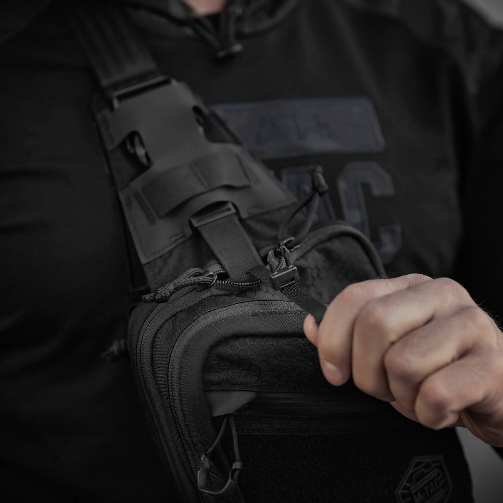 M-Tac Sling Pistol Bag Hex with Loop Panel