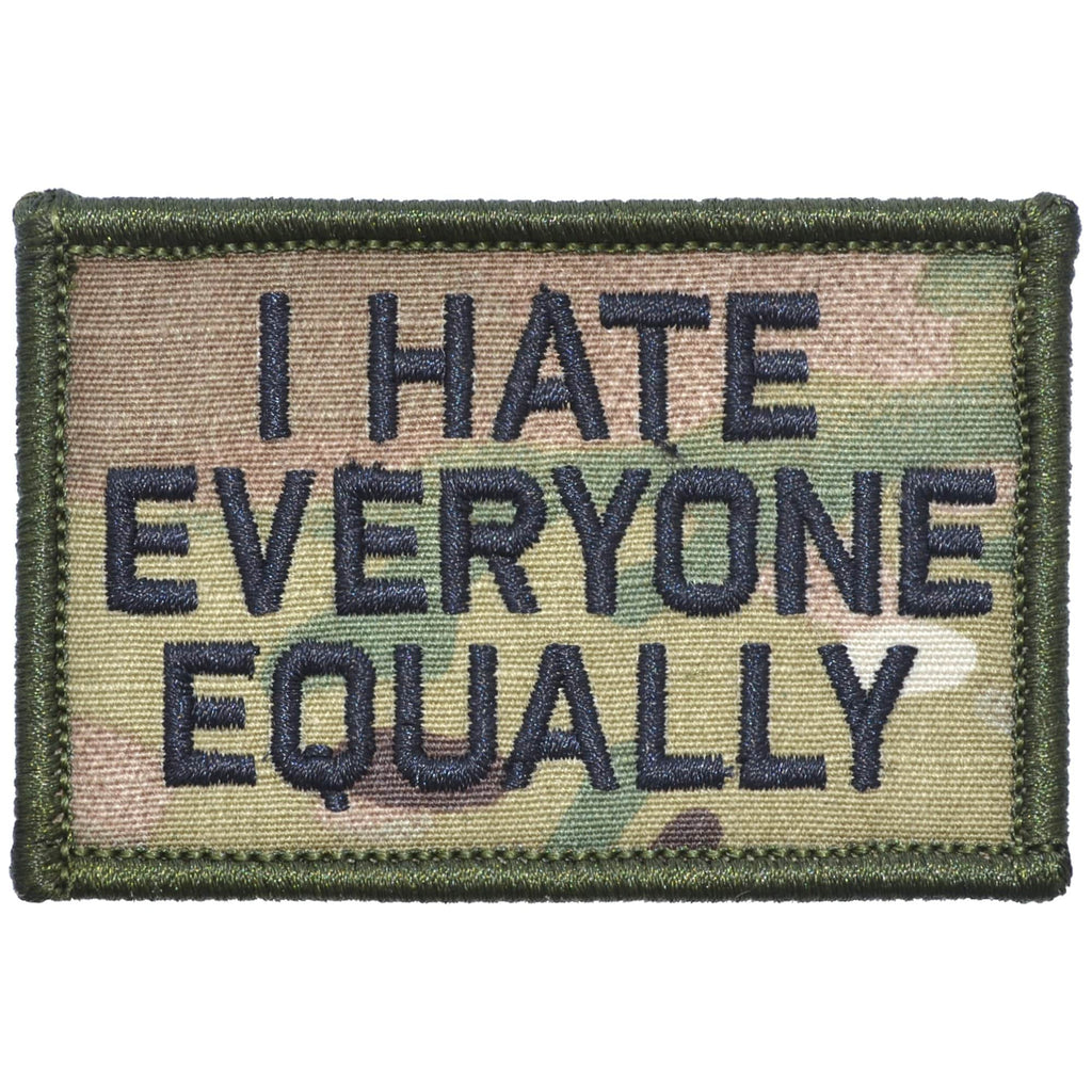 I Hate Everyone Equally - 2x3 Patch