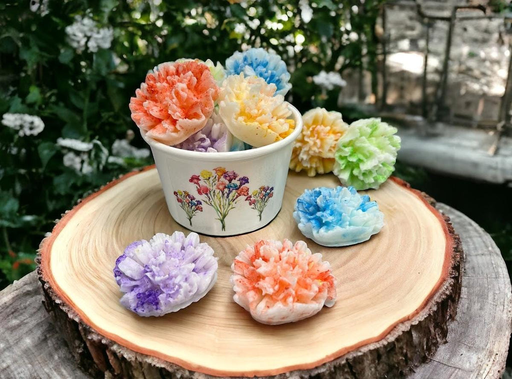 CARNATIONS Realistic Floral Wax Melts |  5 Melts | 3 oz