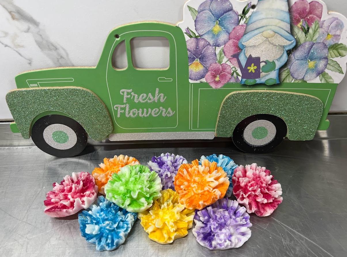 CARNATIONS Realistic Floral Wax Melts |  5 Melts | 3 oz