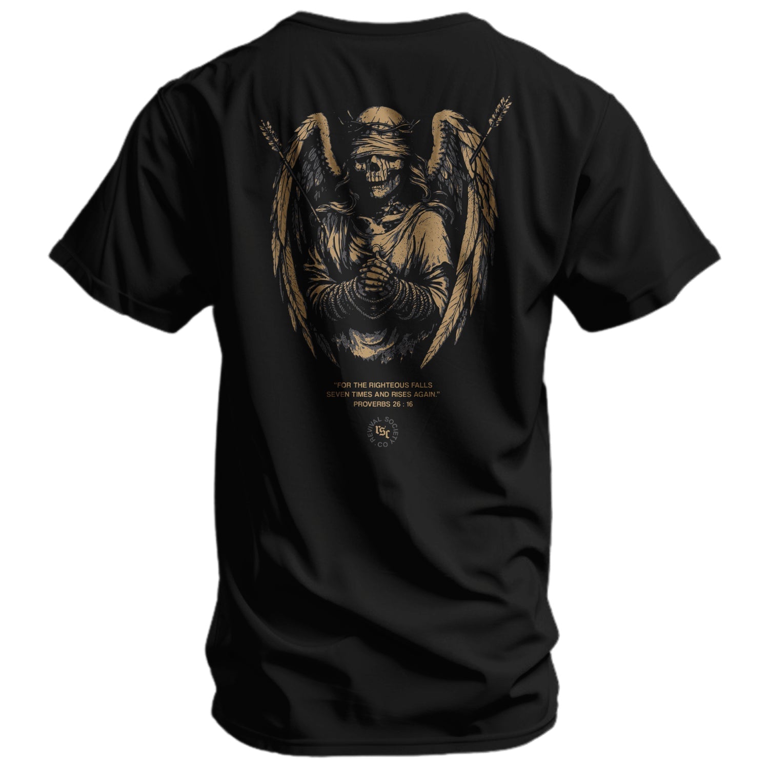 Righteous Falls Seven Times Men's T-Shirt