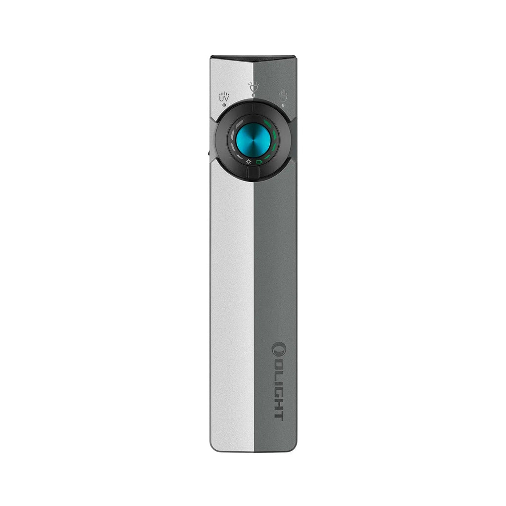 Olight ArkPro EDC Flashlight 1500 Lumens UV Green Laser - Gray