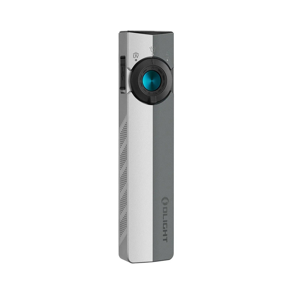 Olight ArkPro EDC Flashlight 1500 Lumens UV Green Laser - Gray