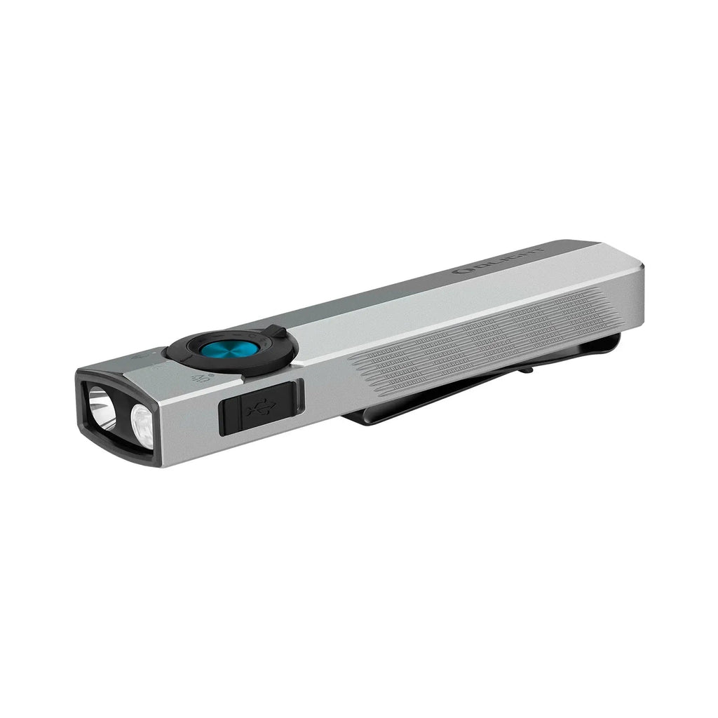 Olight ArkPro EDC Flashlight 1500 Lumens UV Green Laser - Gray