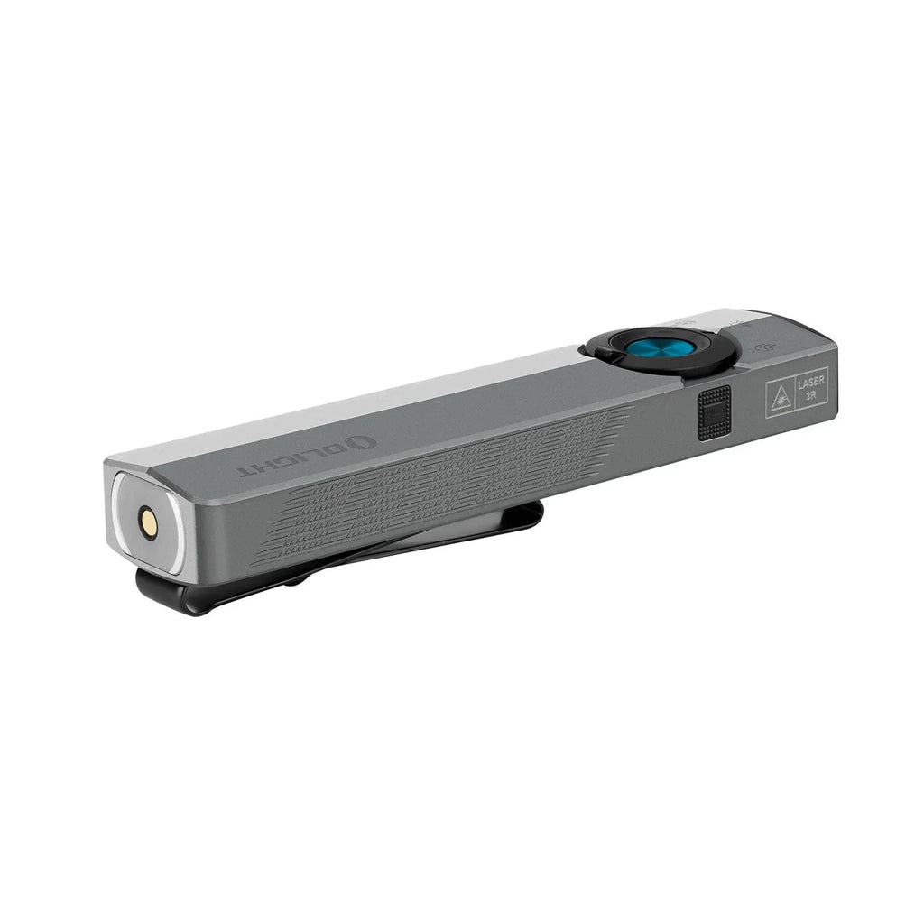 Olight ArkPro EDC Flashlight 1500 Lumens UV Green Laser - Gray