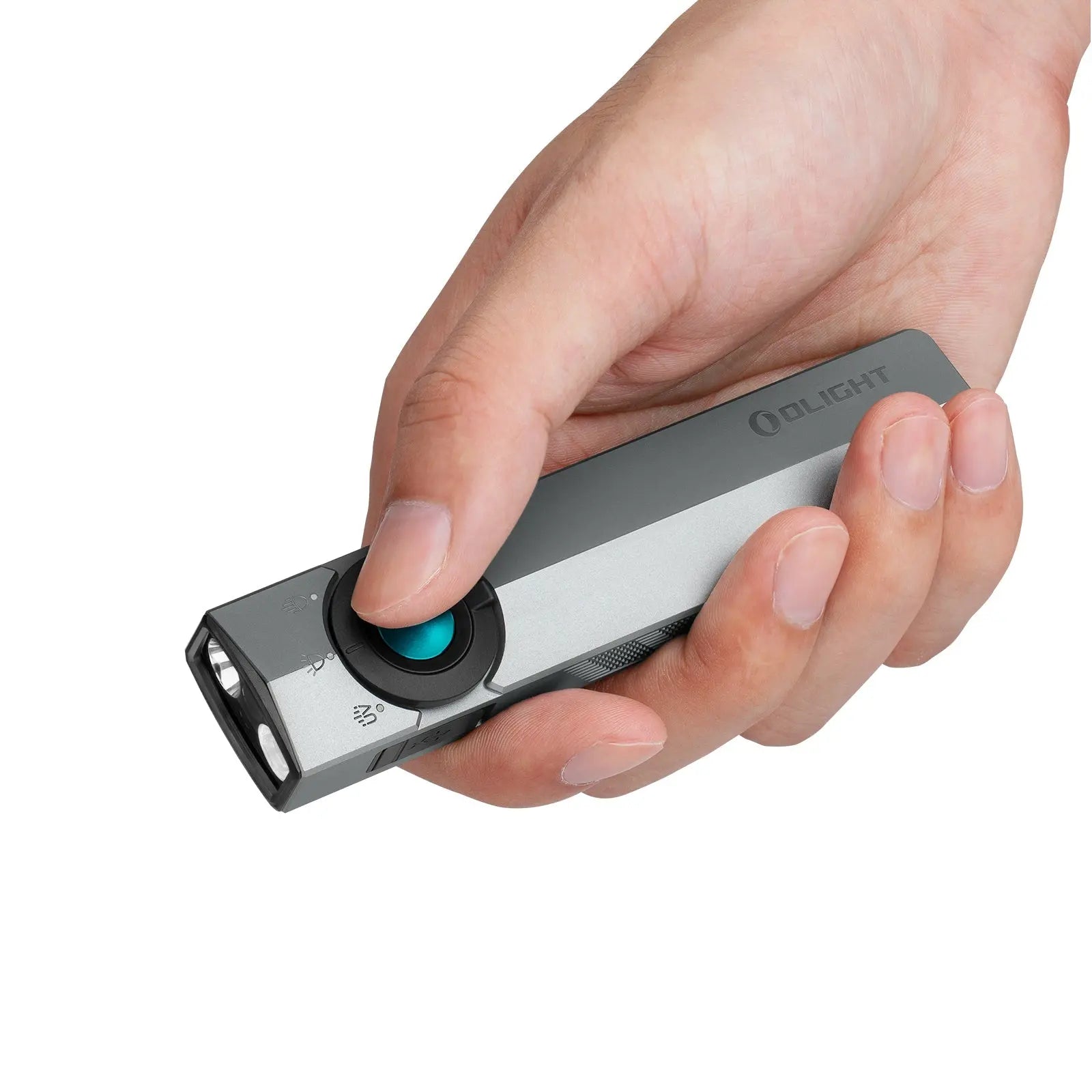 Olight ArkPro EDC Flashlight 1500 Lumens UV Green Laser - Gray