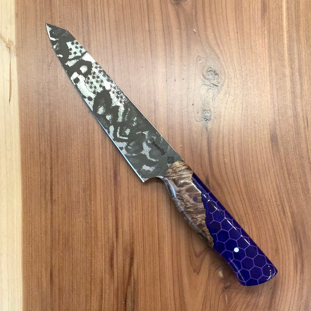 Purple Hex Petty Knife