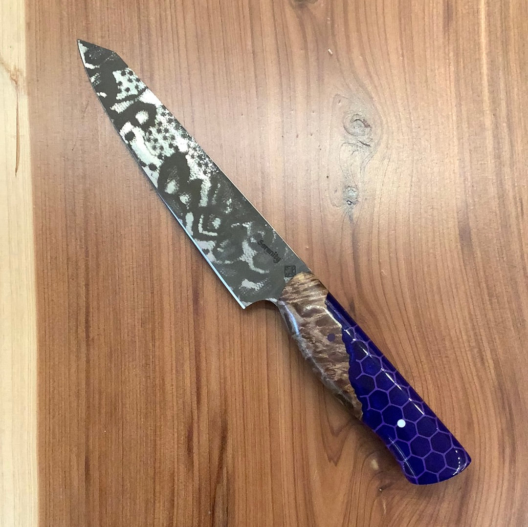 Purple Hex Petty Knife