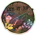Let it Rip Holo Sticker