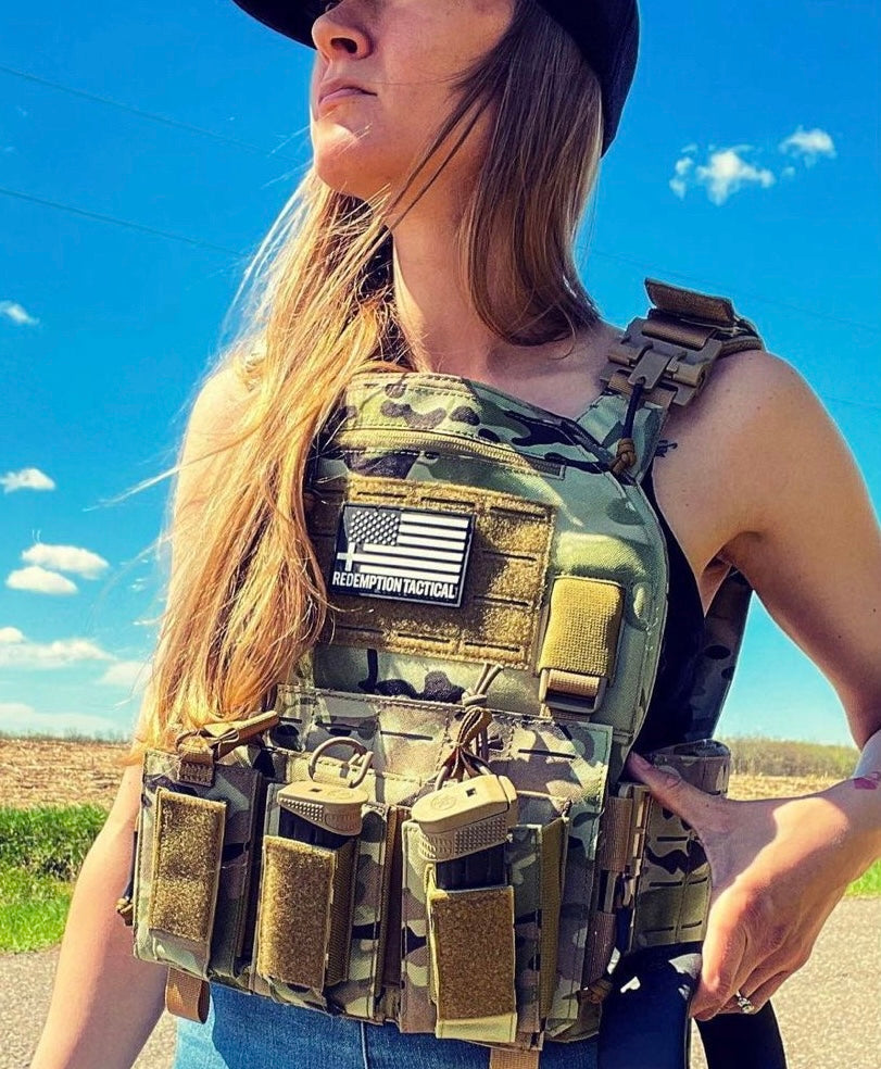 Redemption Tactical CRUSADER 2.0® ARMOR FULL KIT COMBO PACKAGE LIGHTWEIGHT LEVEL IV  (2) 10x12 Front/Back Plates (2) 6x8 Side Plates (Level III PE)