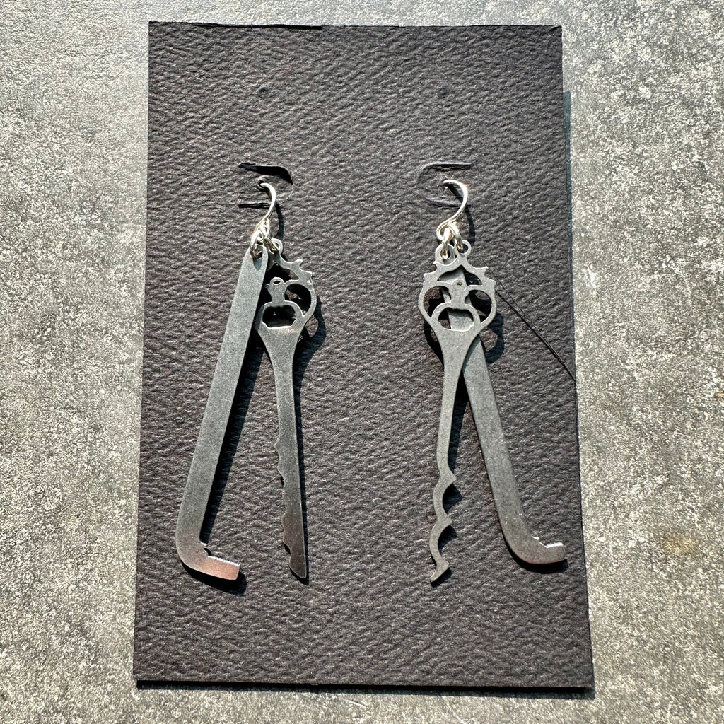 Cyclops City Rake Lock Picking Earrings