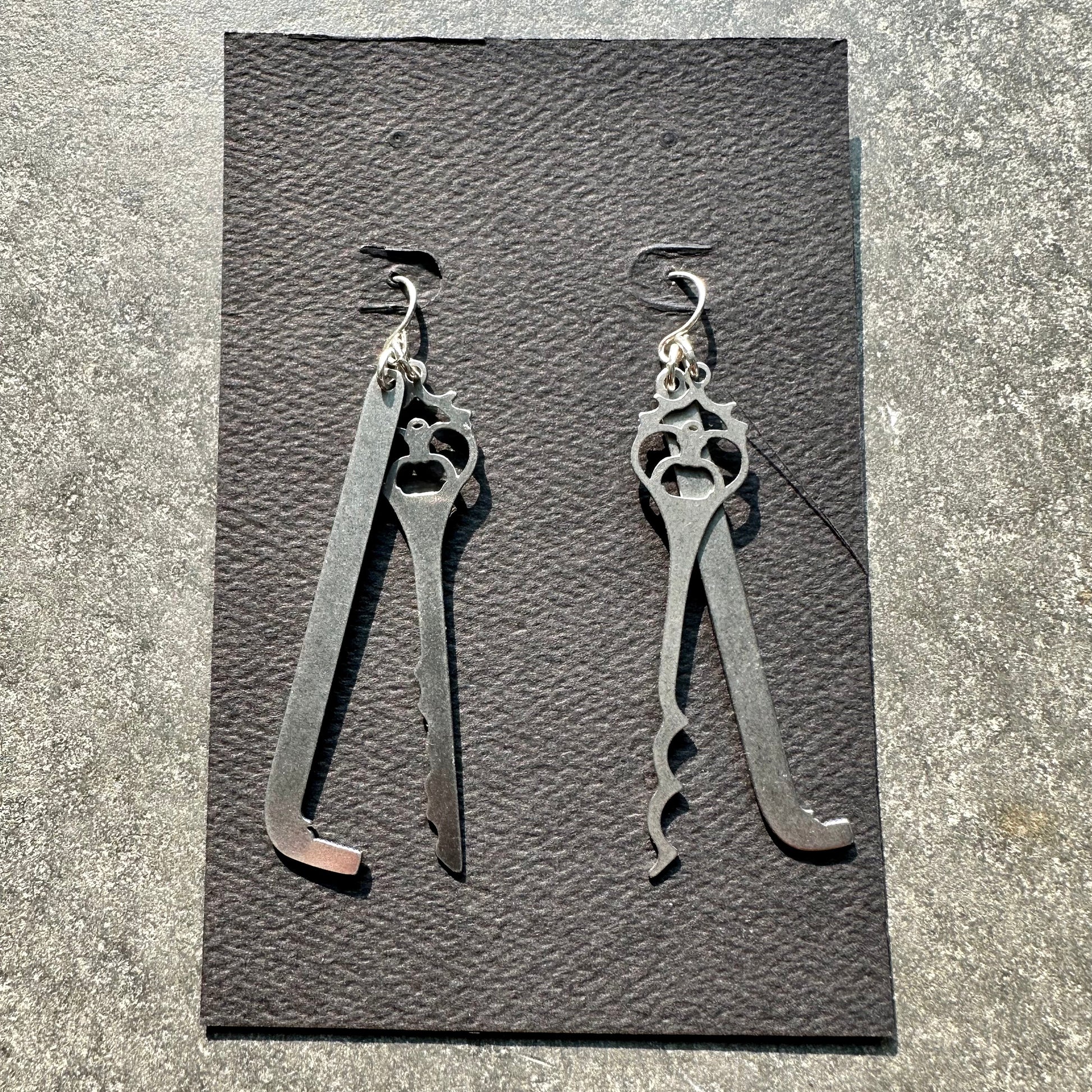Cyclops City Rake Lock Picking Earrings