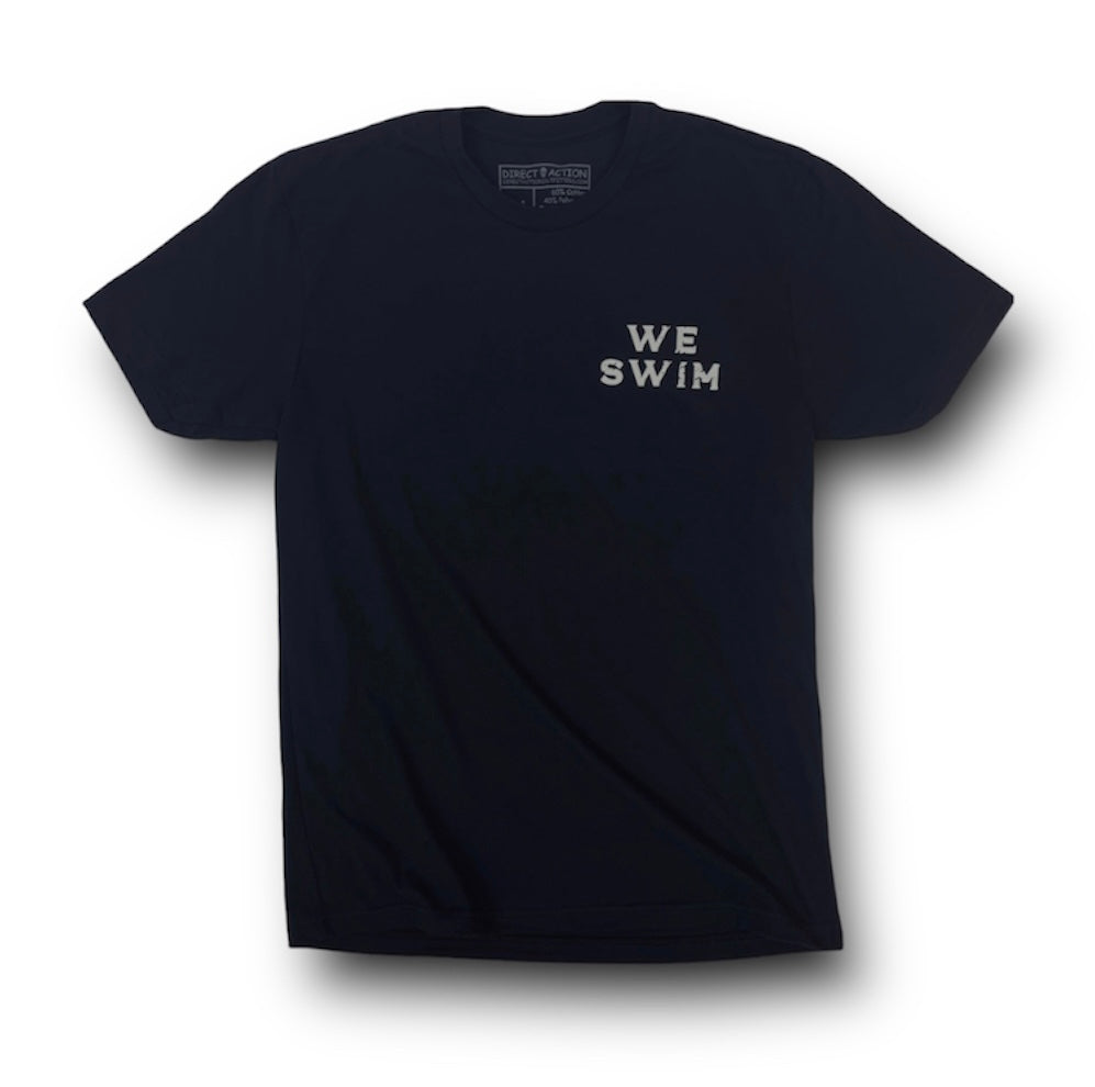 "WE SWIM" TEE (BLACK)