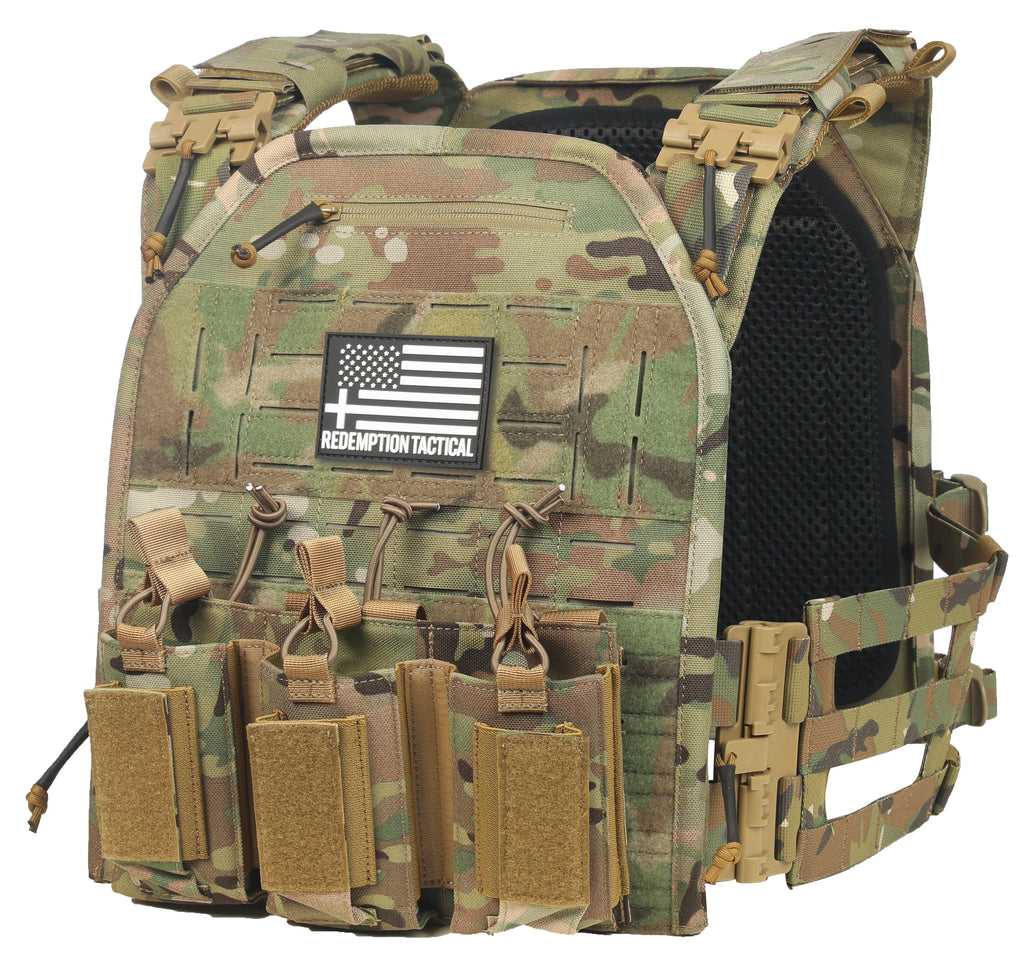 BIG BOY Crusader 2.0 XL Armor COMBO PACKAGE LIGHTWEIGHT LEVEL IV (2) XL Ceramic Front/Back Plates