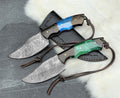 Handmade Damascus Steel Knife, Full Tang Knife, Personalized Gift, Hunting Knife, Birthday Gift, Camping Knife, Birthday Gift, Gift for Dad