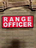 Pair of RANGE OFFICER Patches (3” x 8”) Pair of Reflective Hook and Loop