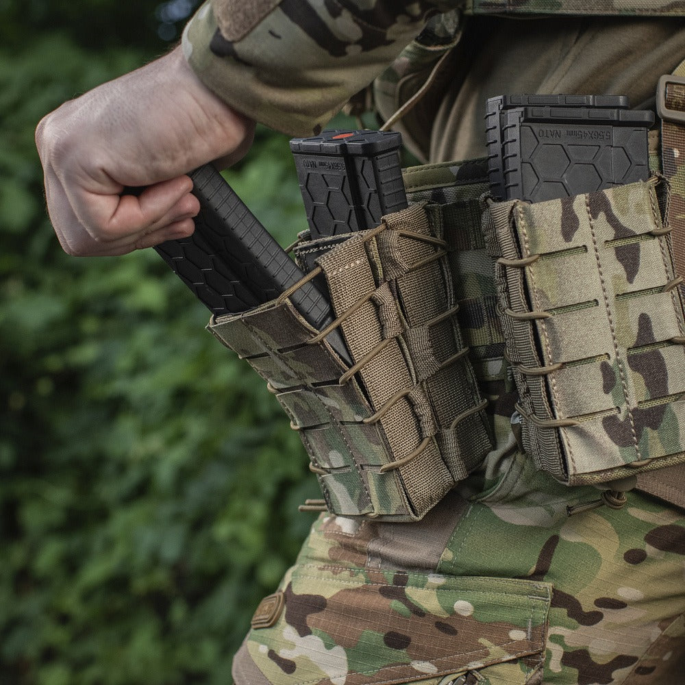 M-Tac Double Open Mag Pouch Laser Cut