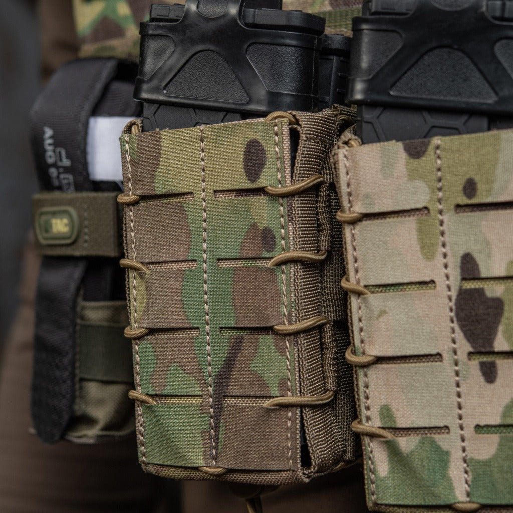 M-Tac Double Open Mag Pouch Laser Cut