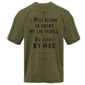 I Will Become An Enemy To The People Vintaged Midweight T-Shirt