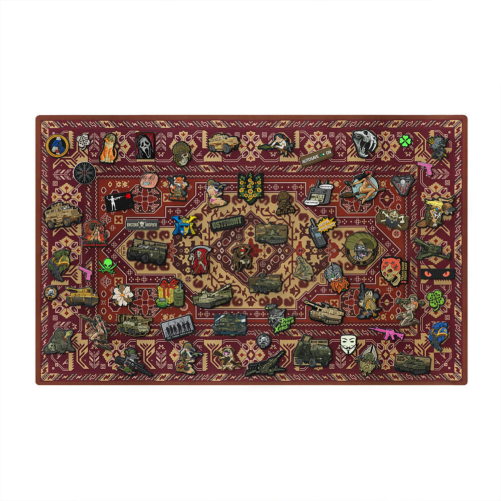 M-Tac Patch Panel Rug Full Color (33.3" × 53.1")