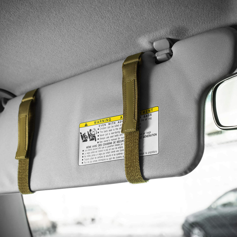M-Tac Car Sun Visor Hook & Loop Panel Elite