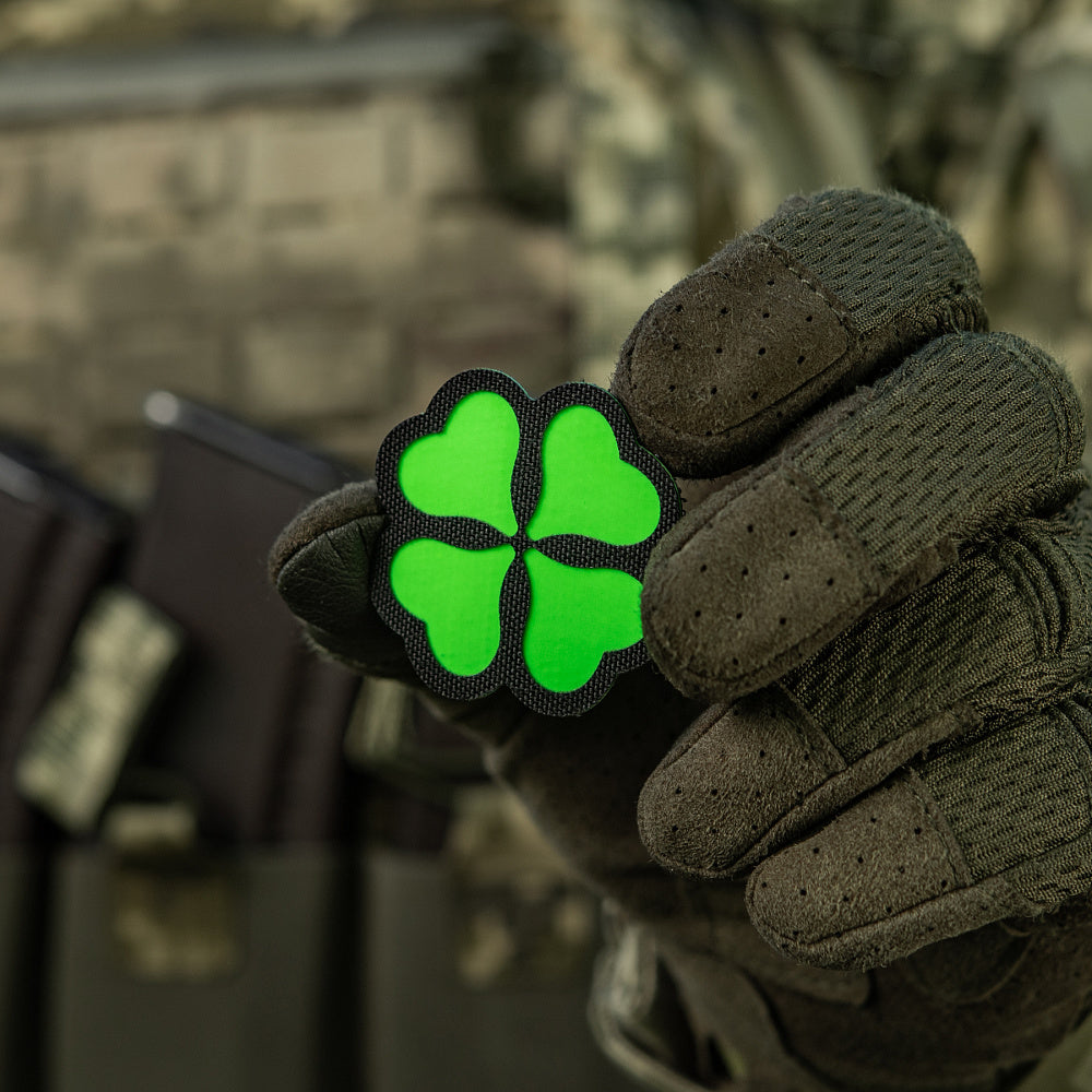 M-Tac Patch Clover GID Black/Green