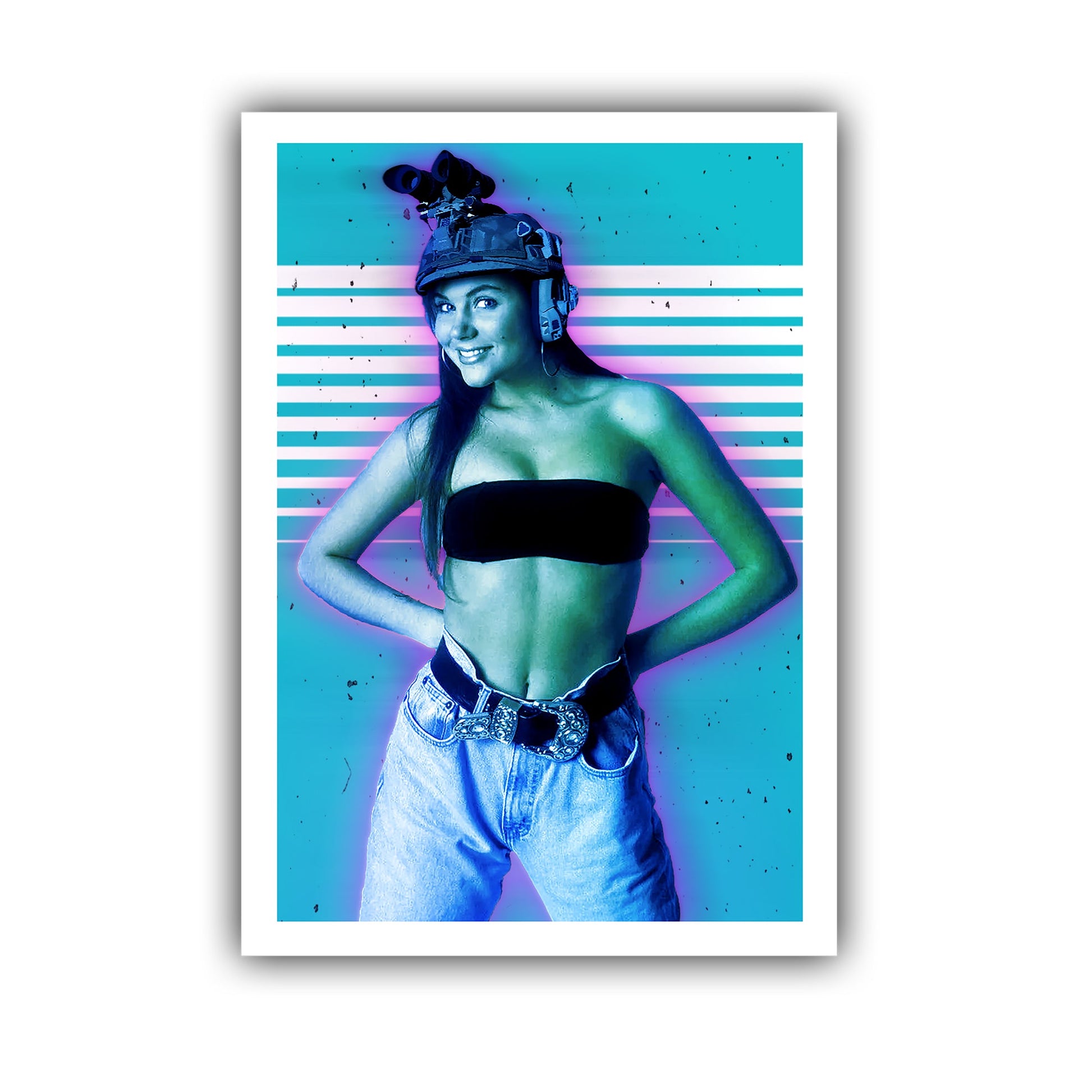 Kelly Kapowski - Saved by the Bell - 4" x 3" Sublimation Velcro Morale Patch