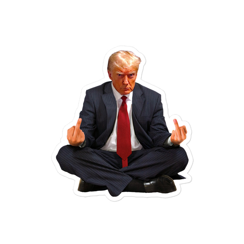 Zen of Trump Mugshot Sticker