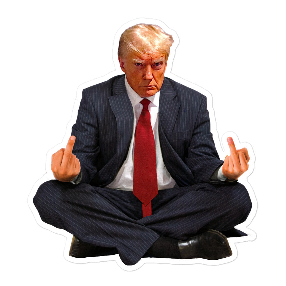 Zen of Trump Mugshot Sticker