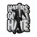 Trump Haters Gonna Hate Die Cut vinyl Sticker