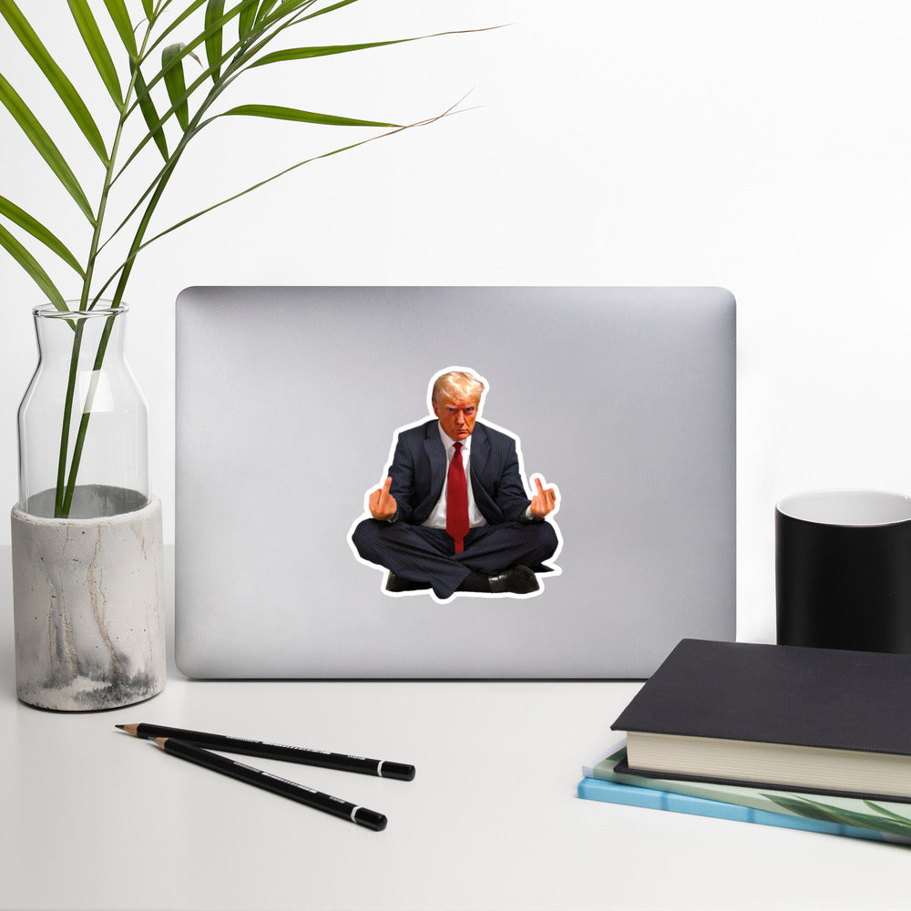 Zen of Trump Mugshot Sticker