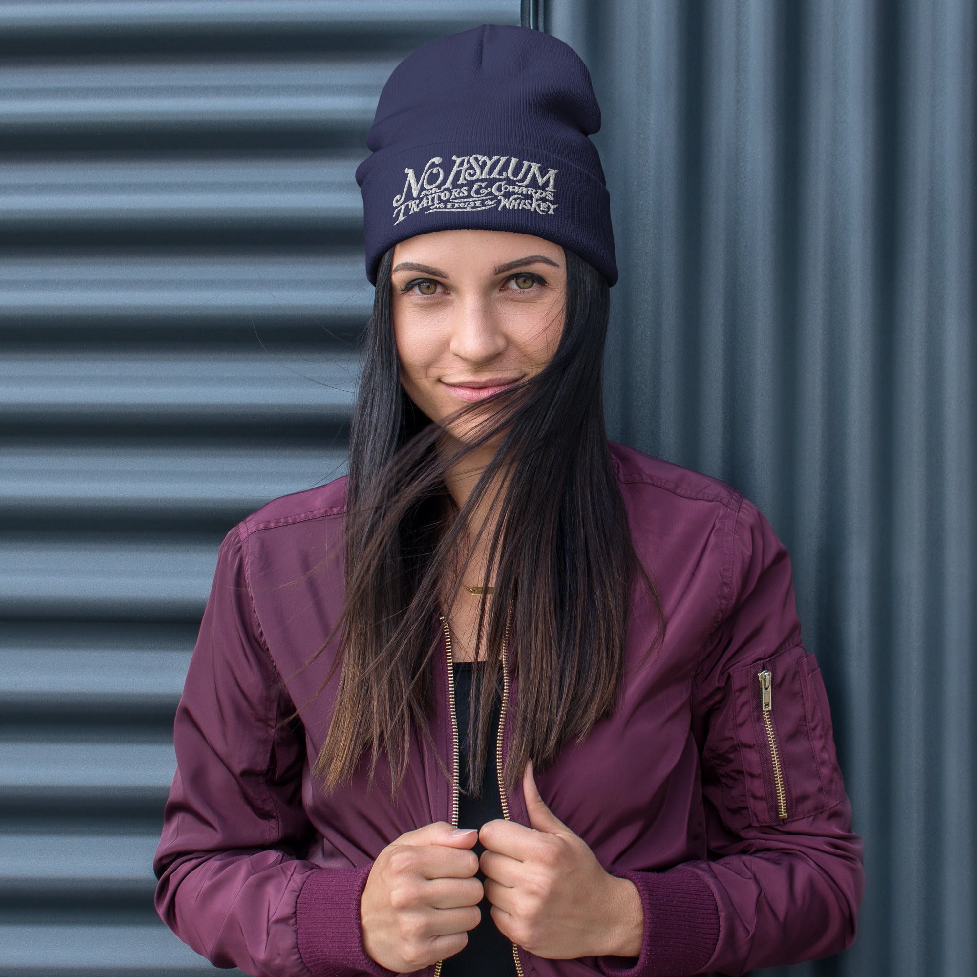 Whiskey Rebellion Embroidered Beanie