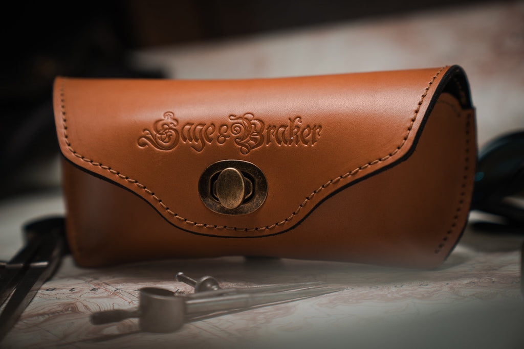Handcrafted Bridle Leather Sunglass Case