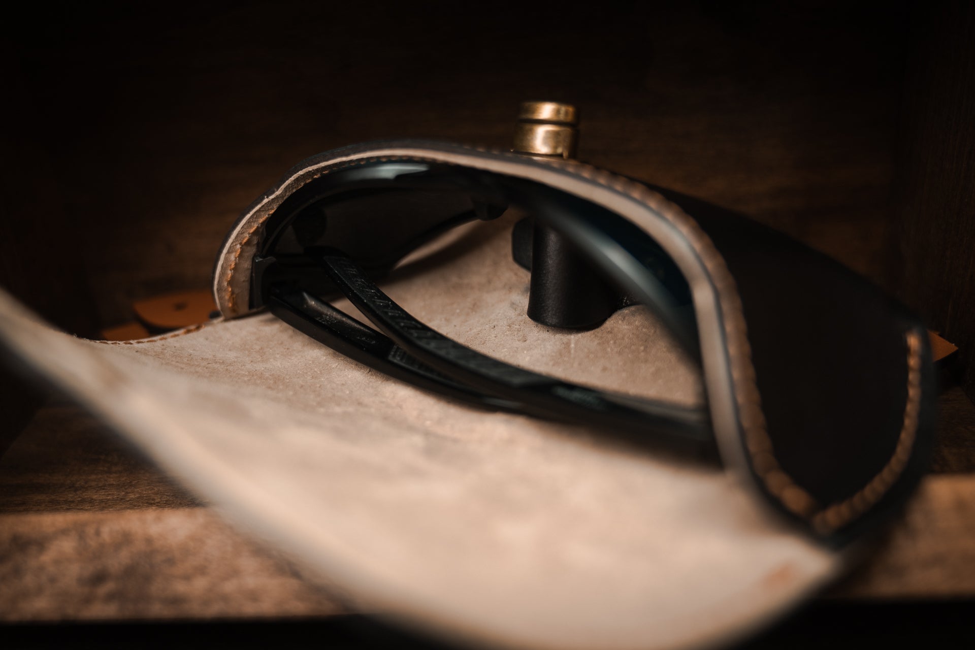 Handcrafted Bridle Leather Sunglass Case