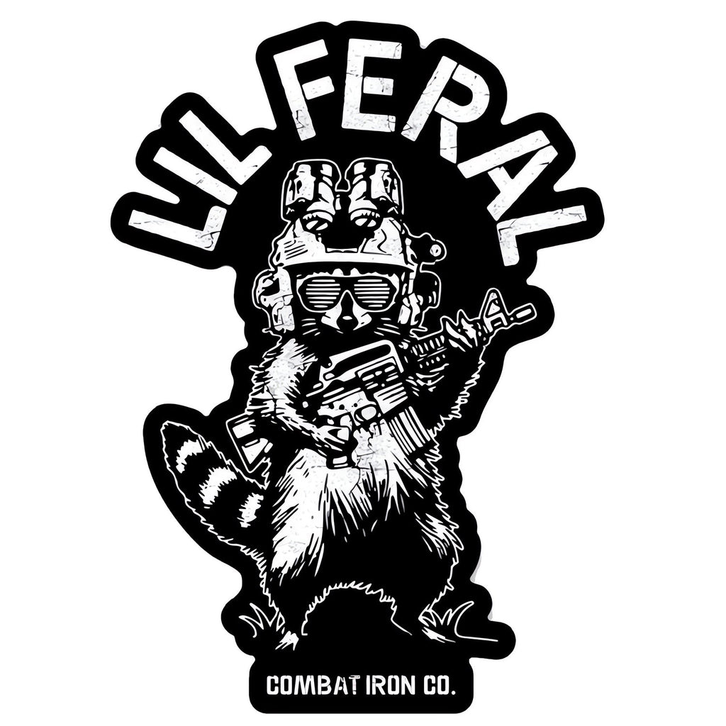 Lil Feral Racoon Decal