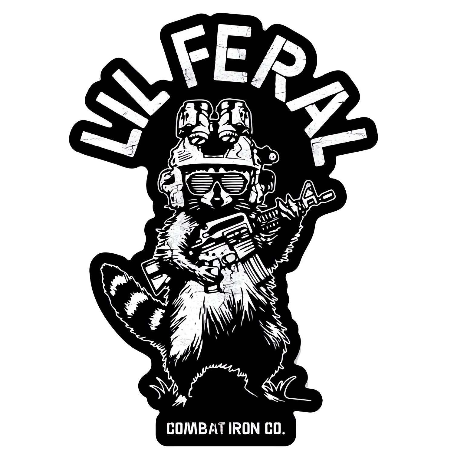 Lil Feral Racoon Decal