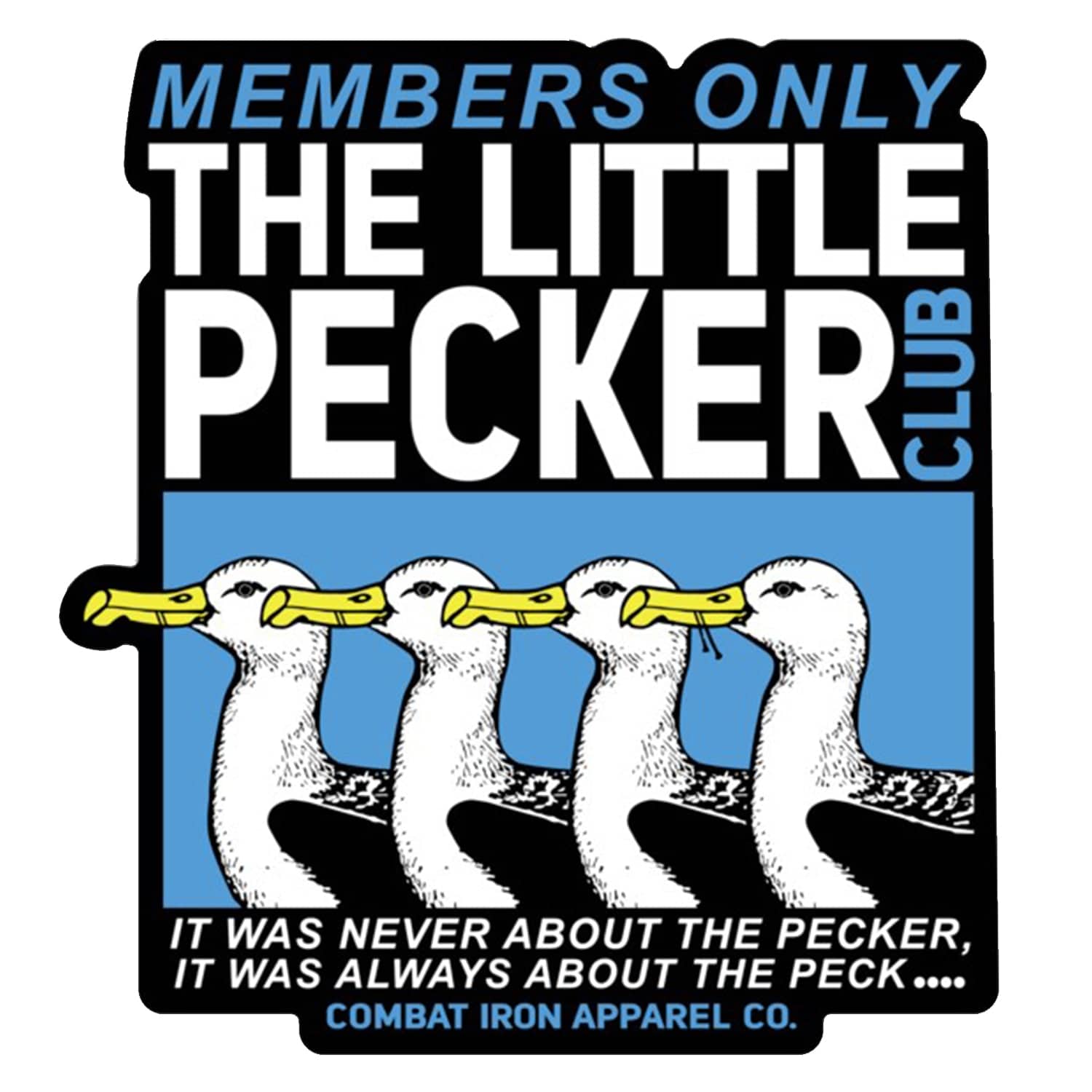 Little Pecker Club Only Members Decal