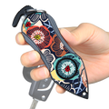Stinger Personal Safety Alarm Keychain Emergency Tool: Siren Alarm, Seat Belt Cutter, Glass Breaker (Ladybug)