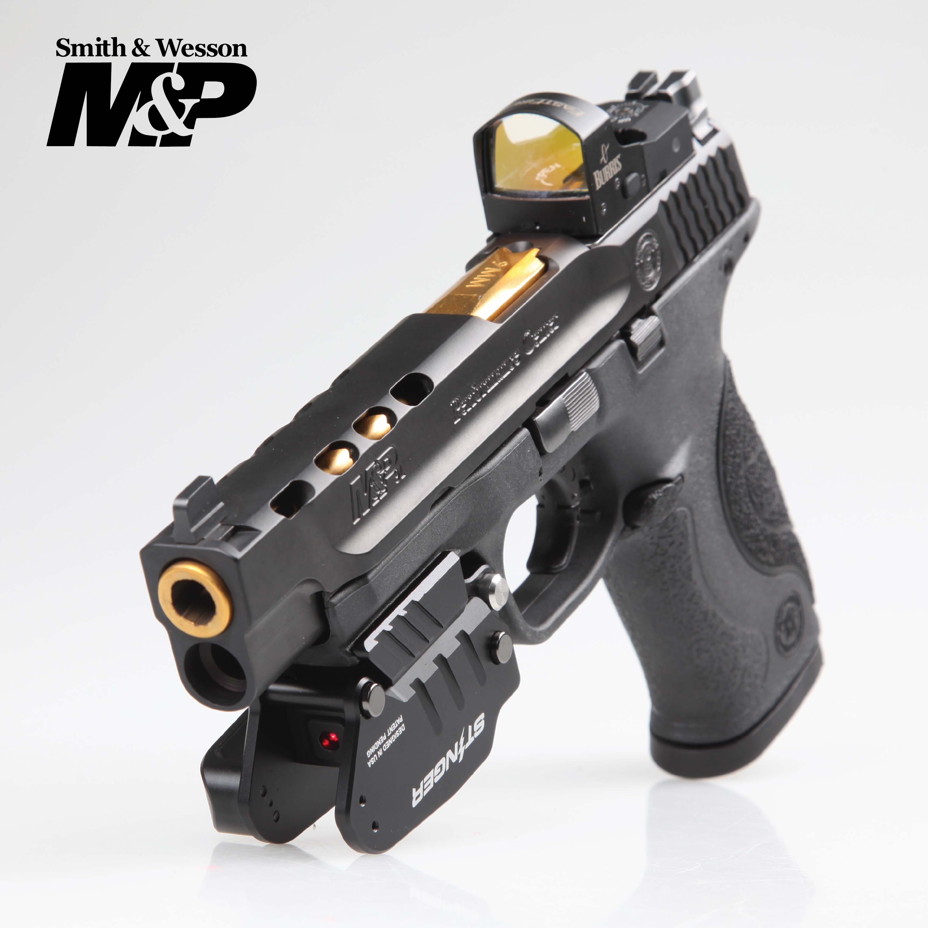 Stinger HL-GL Concealment Laser Sight System: Trigger Guard Protection, Minimalist Carry Holster (Rechargeable RED Laser - HDPE Body)